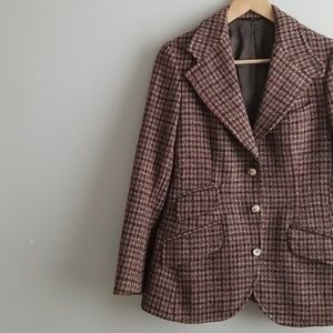 vintage ralph lauren lined wool blazer.